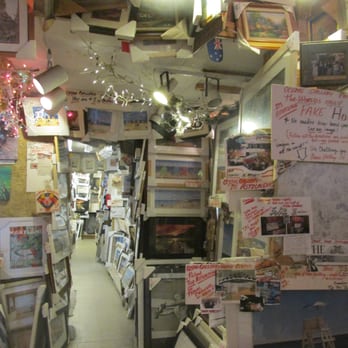 Ocean Gallery - inside the jam packed Ocean art gallery (3 levels!) - Art Galleries Near Me - Ocean City, Maryland