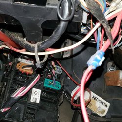 Pedigo's Garage & Exhaust - The wiring mess they left!