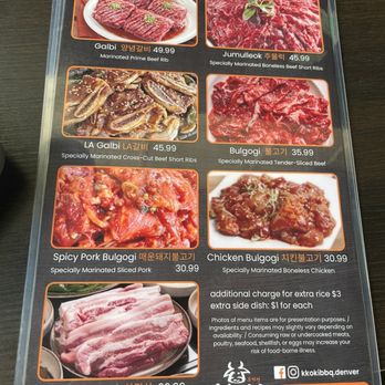 Kkoki Korean BBQ - Menu - Korean Near Me - Denver, Colorado