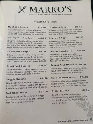 Menu photo 5 Marko’s Breakfast & Dinner Temple City, CA Menu photo 5 Marko’s Breakfast & Dinner Temple City, CA