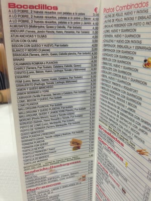 Menu photo 1 Bar Femi Mislata, V
