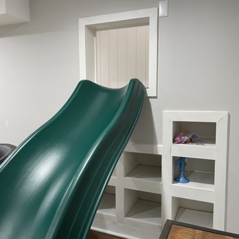 Farmhouse Legacy - Yes we have a slide in our basement. It's easily removable ;-) - General Contractors Near Me Farmhouse Legacy - Yes we have a slide in our basement. It's easily removable ;-) - General Contractors Near Me