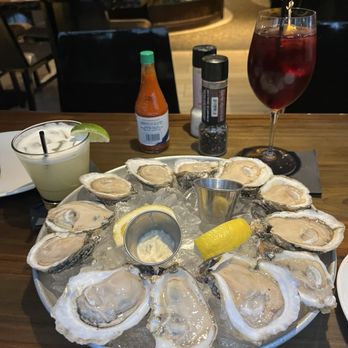 Trenasse - Dozen Oysters w/ Sangria & Jalapeño Marg - Wine Bars Near Me - New Orleans, Louisiana Trenasse - Dozen Oysters w/ Sangria & Jalapeño Marg - Wine Bars Near Me - New Orleans, Louisiana