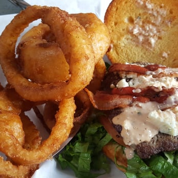 Ty's Burger House - Bacon and blue cheese and onion rings - Burgers Near Me - Oceanside, California