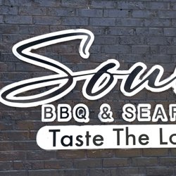 Soul BBQ & Seafood - Sign out front