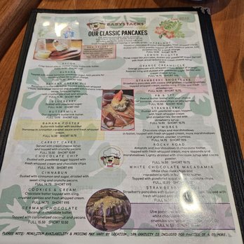 BabyStacks Cafe - Spring Mountain - Menu - Breakfast & Brunch Near Me - Las Vegas, Nevada