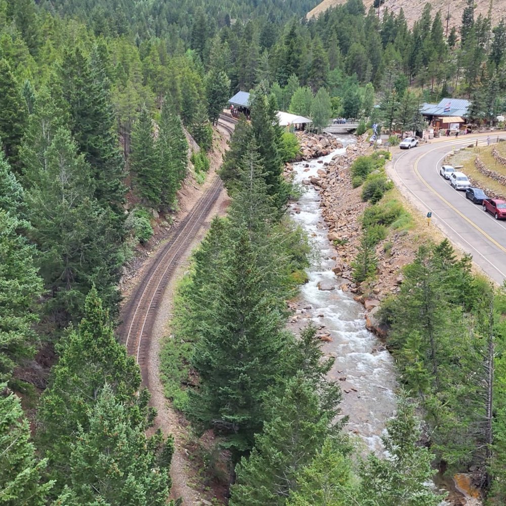 Georgetown Loop Railroad - View from the train ride - Museums Near Me - Georgetown, Colorado Georgetown Loop Railroad - View from the train ride - Museums Near Me - Georgetown, Colorado