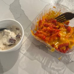 La Sabrosita Fruteria & Neveria - Butter pecan ice cream  Hot Cheetos with cheese