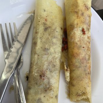Taqueria Los Chachalacos - Costras: cheese wraps with meat filling - Tacos Near Me - Cancún, ROO