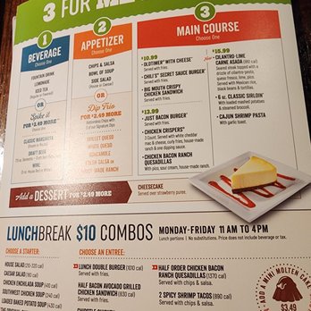 Chili’s Grill and Bar - full meal specials - Tex-Mex Near Me - Sunrise, Florida Chili’s Grill and Bar - full meal specials - Tex-Mex Near Me - Sunrise, Florida