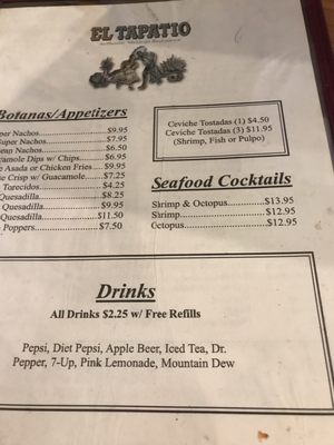 Menu photo 5 El Tapatio Payson, UT