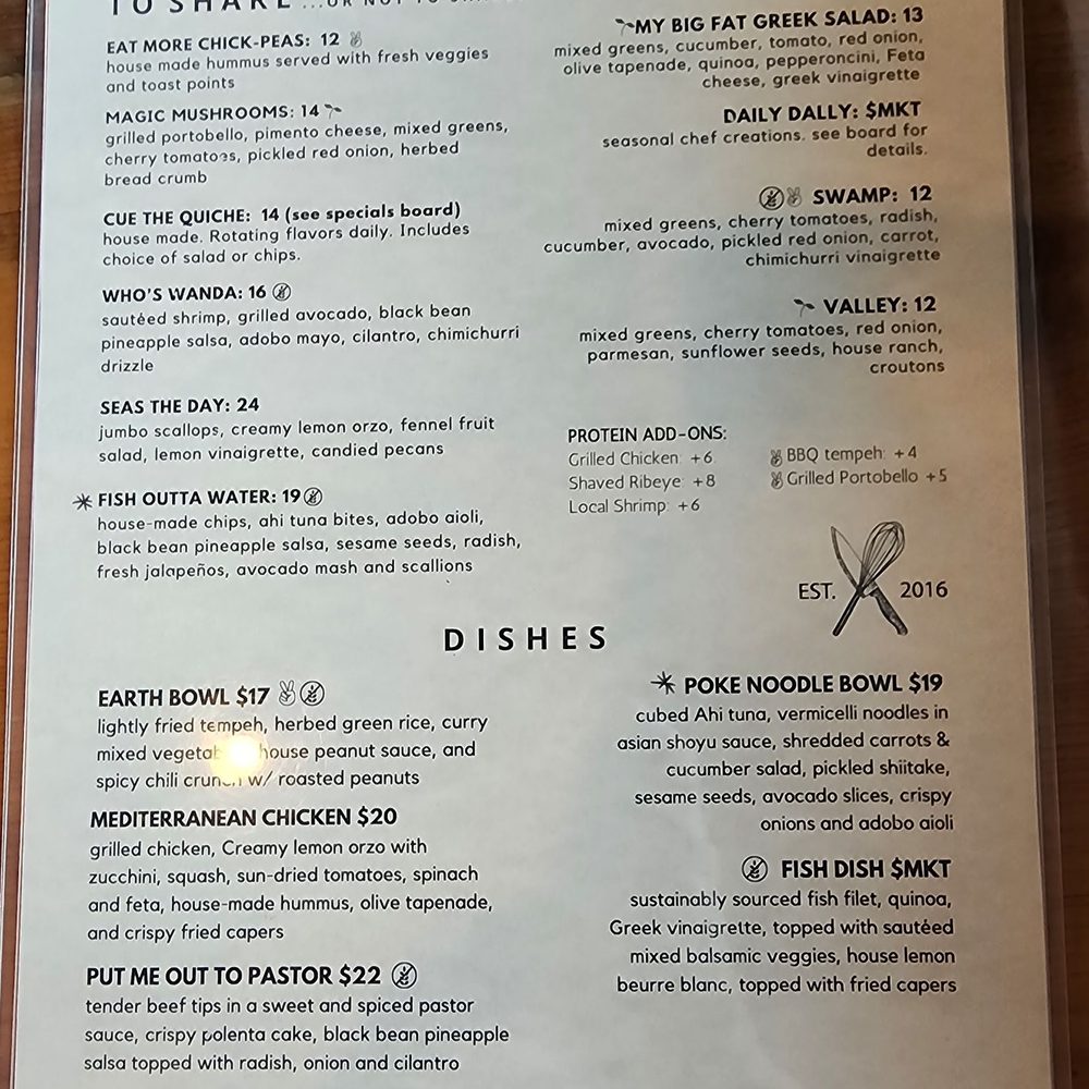 BakeChop - GF Menu items are clearly marked. - Coffee & Tea Near Me - Deland, Florida BakeChop - GF Menu items are clearly marked. - Coffee & Tea Near Me - Deland, Florida
