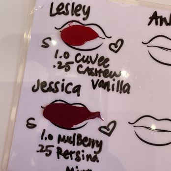 Lip Lab - Your shade card - Cosmetics & Beauty Supply Near Me - Irvine, California
