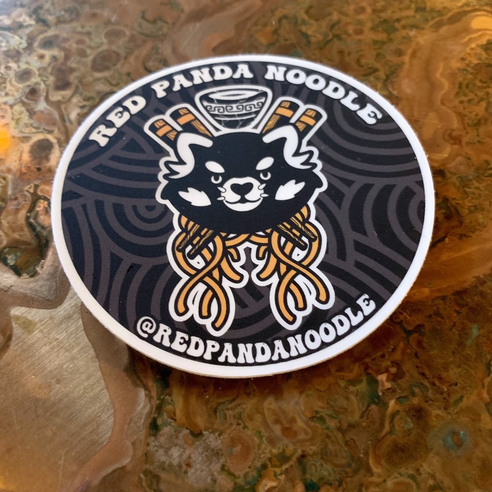 Red Panda Noodle - a sticker on a table - Noodles Near Me - Orlando, Florida Red Panda Noodle - a sticker on a table - Noodles Near Me - Orlando, Florida