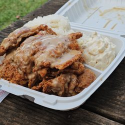 So FAT Catering - Look at that mound of fried chicken!