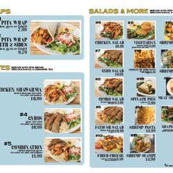 Sam lebanese cafe - Lunch menu