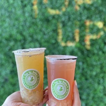 Top Up - Lychee Bomb Tea and Rose Garden Tea - Bubble Tea Near Me - Alameda, California Top Up - Lychee Bomb Tea and Rose Garden Tea - Bubble Tea Near Me - Alameda, California