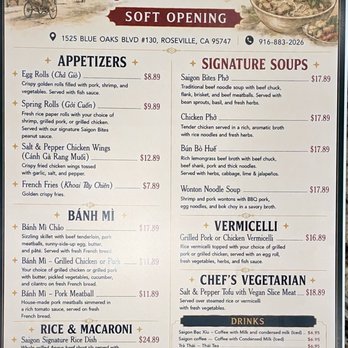 Saigon Bites - July 2026 - Vietnamese Near Me - Roseville, California Saigon Bites - July 2026 - Vietnamese Near Me - Roseville, California