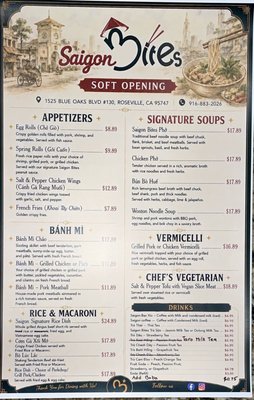 Menu photo 6 Saigon Bites Roseville, CA Menu photo 6 Saigon Bites Roseville, CA