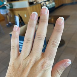 Got classic French tips done today!