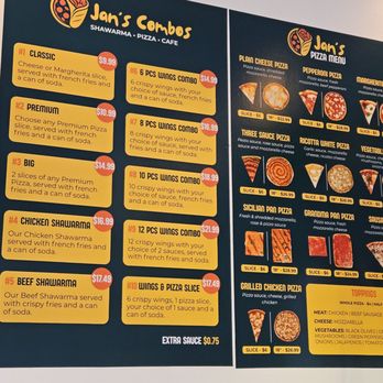Jan’s Cafe - Menu - Pizza Near Me - Carol Stream, Illinois Jan’s Cafe - Menu - Pizza Near Me - Carol Stream, Illinois