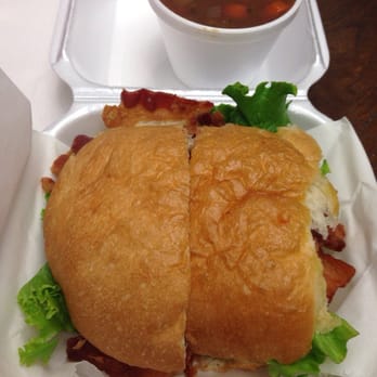 Sweet Mama's - BLT and vegetable beef soup. - Sandwiches Near Me - St. Simons, Georgia
