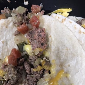 Uncle Julio's - Un-cooked ground beef... yuck! - Tex-Mex Near Me - Schaumburg, Illinois