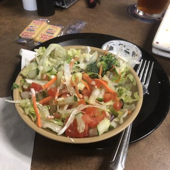 Bill's Pizza Pub - Side salad - homemade ranch! - Italian Near Me - Oak Ridge, North Carolina