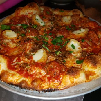 Oak & Stone - Meatballs pizza - Pizza Near Me - Bradenton, Florida