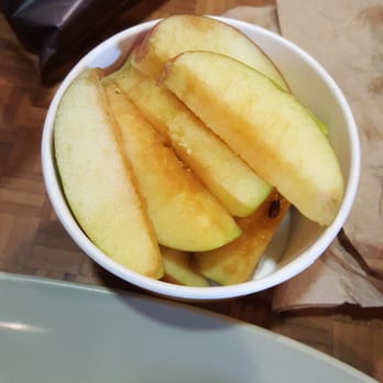 Panera Bread - I asked for my apple to be cut. When I get my food the apple was whole. I told the waitress, she comes back with brown apples... - Salad Near Me - Webster, Texas