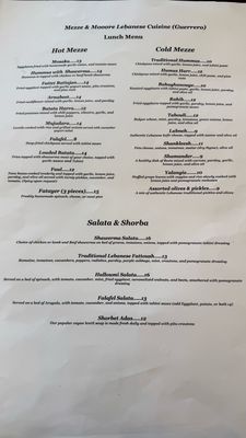 Menu photo 2 Mezze and Mooore San Francisco, CA Menu photo 2 Mezze and Mooore San Francisco, CA