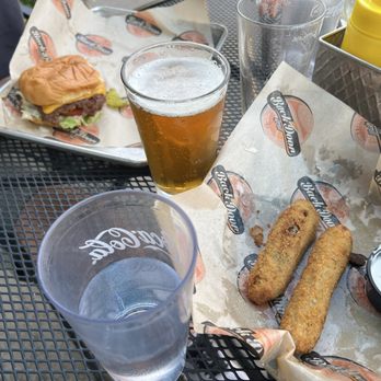 Back Door Grill - Fried Pickles and Classic Cheeseburger - American Near Me - Steamboat Springs, Colorado