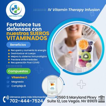 Alba Family Clinic - Sueros Vitaminados - Family Practice Near Me - Las Vegas, Nevada Alba Family Clinic - Sueros Vitaminados - Family Practice Near Me - Las Vegas, Nevada