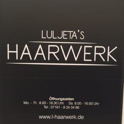 Luljeta's Haarwerk - Logo und Öffnungszeiten