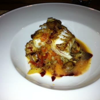 The Laughing Pear Group - Sea Bass (and yes, everything was actually plated) - Caterers Near Me