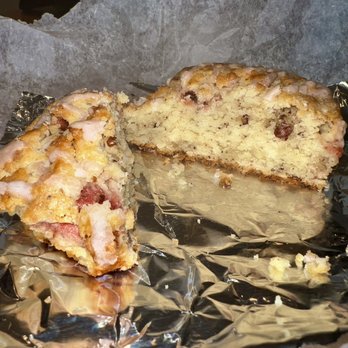 Backhaus - Seasonal scone cross section (strawberry peach) 3/5 - Bakeries Near Me - San Mateo, California