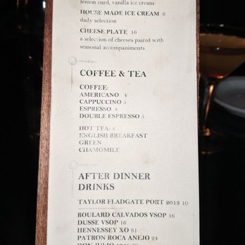 Time - Desert menu - New American Near Me - Philadelphia, Pennsylvania