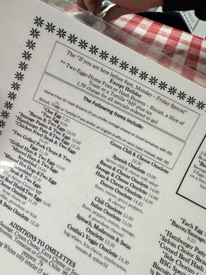 Menu photo 3 Frank's Tucson, AZ