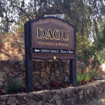 DAOU Vineyards - Vineyard sign. - Wineries Near Me - Paso Robles, California