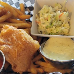 Fish and chips good Fish and chips good