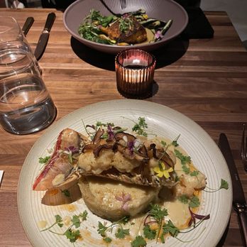Chayote Barrio Kitchen - lobster tail with yuca mofongo - Latin American Near Me - Winter Park, Florida Chayote Barrio Kitchen - lobster tail with yuca mofongo - Latin American Near Me - Winter Park, Florida