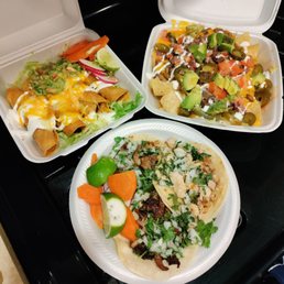 Taquitos, lengua nachos, tacos Taquitos, lengua nachos, tacos