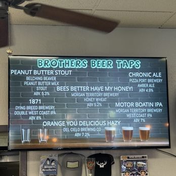 Brothers - Beer options - American Near Me - Ripon, California