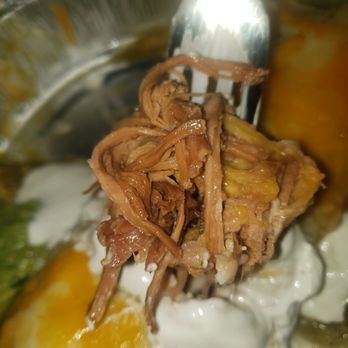 La Posada Real - Carnitas burrito insides. Really moist and flavorful! - Mexican Near Me - Reno, Nevada
