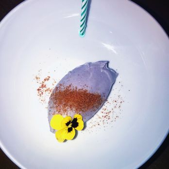 Perla - Complimentary ube (purple sweet potato) ice cream for the birthday girl. - Filipino Near Me - Philadelphia, Pennsylvania Perla - Complimentary ube (purple sweet potato) ice cream for the birthday girl. - Filipino Near Me - Philadelphia, Pennsylvania