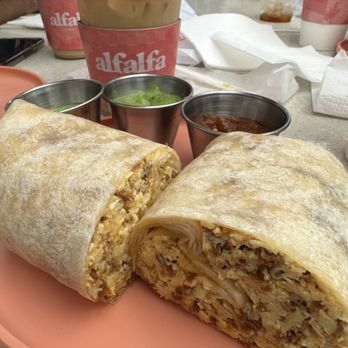 Alfalfa - Chorizo burrito - Donuts Near Me - Santa Monica, California