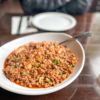 Phnom Penh House - Eggplant with ground pork and prawns - Cambodian Near Me - Alameda, California Phnom Penh House - Eggplant with ground pork and prawns - Cambodian Near Me - Alameda, California