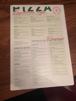 Menu photo 4 Coratti's Pizzeria Bar and Bocce Howell, MI