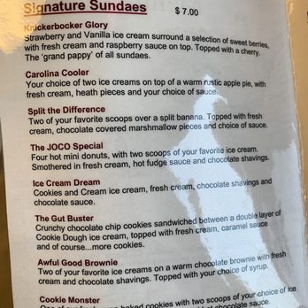 Celtic Creamery JOCO - Menu - Desserts Near Me - Smithfield, North Carolina