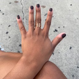 Mani with Gucci polish Mani with Gucci polish